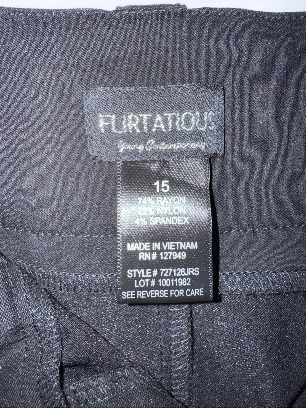 Flirtatious sleek black